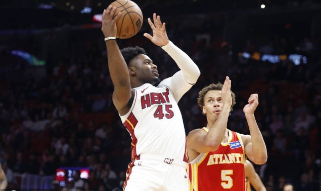 约翰逊29+11+11 阿德巴约16+14老鹰胜热火