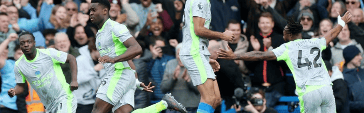 切尔西主场崩盘：被灌3球，曼城全取3分，紧追阿森纳，前2差6分